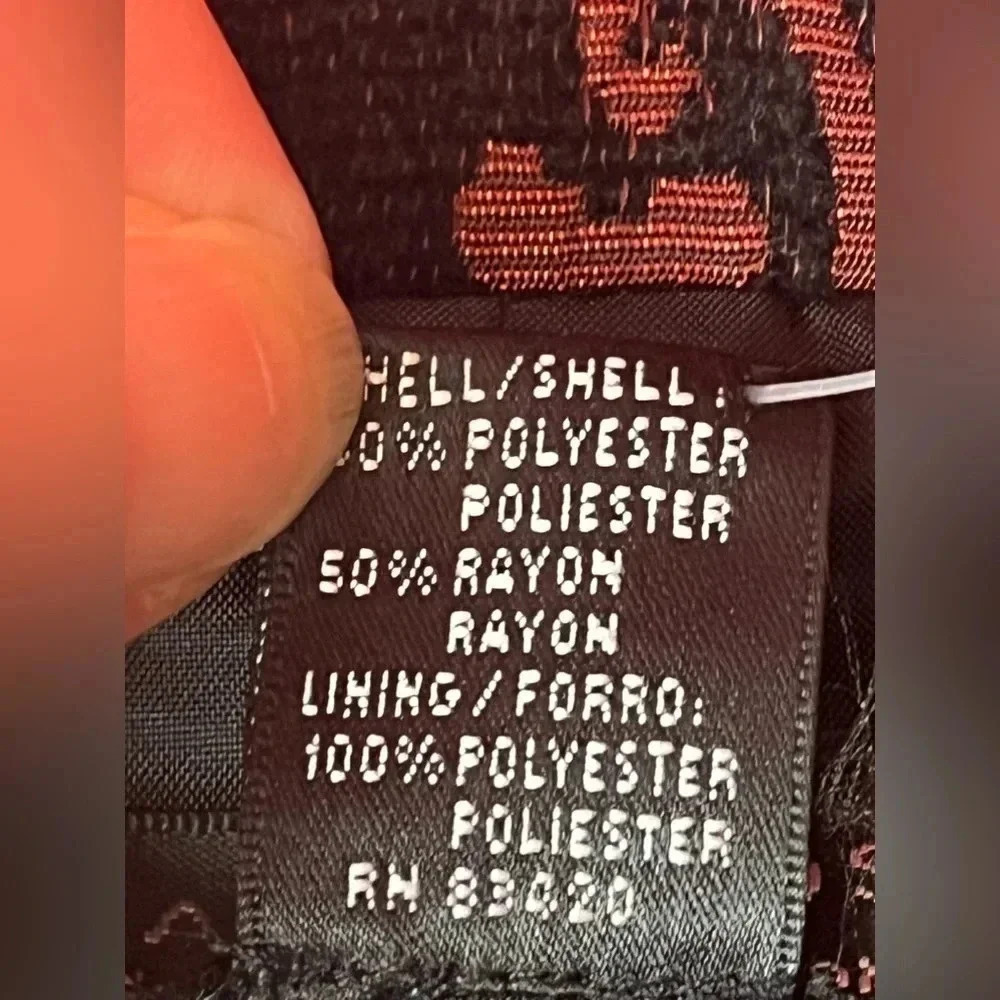 Jared Ross an August Silk Company NWT Brocade Contemporary Blazer Black Size 10 - Picture 9 of 14